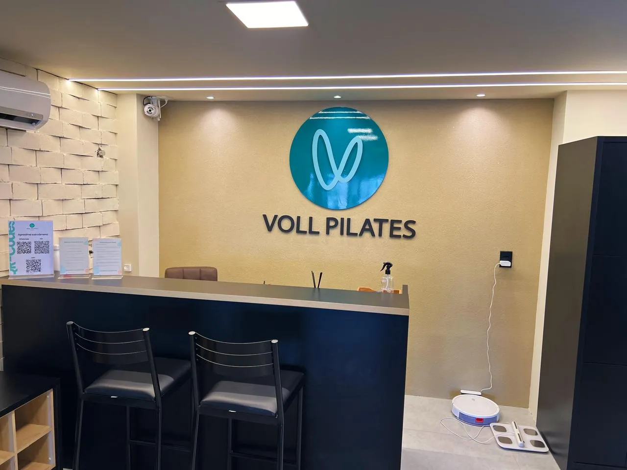 Recepção da Studio VOLL Pilates Tambaú